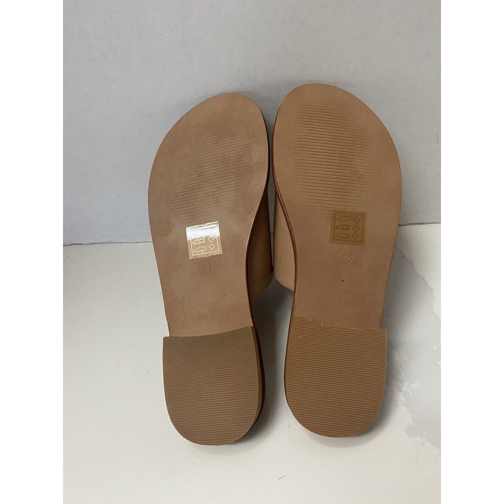 Leather Slide Sandals Blush Color The Beast Brand Size 5.5 - Picture 6 of 6